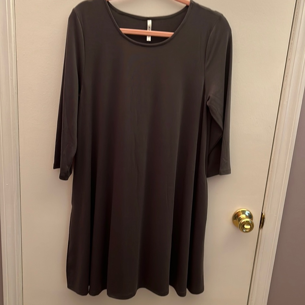 42pops Olive/Gray Tunic/Dress